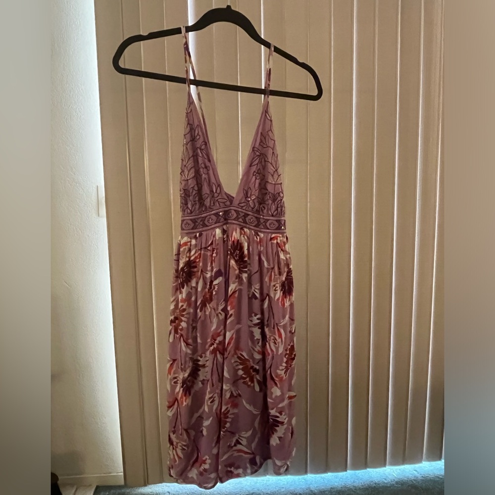 Purple sundress